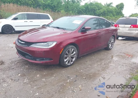 2015 Chrysler 200 S из США, поврежденный, VIN 1C3CCCDG9FN618527